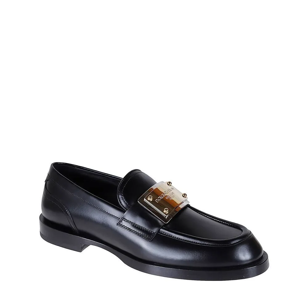 Dolce & Gabbana Dolce&Gabbana Leather Loafers - Picture 2 of 5